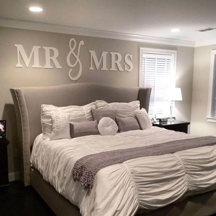 Large bedroom wall decor