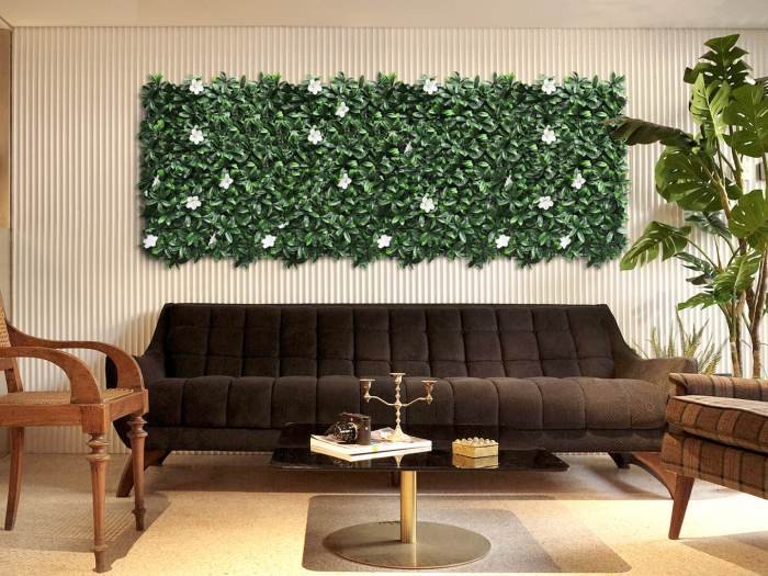 Fake plant wall decor