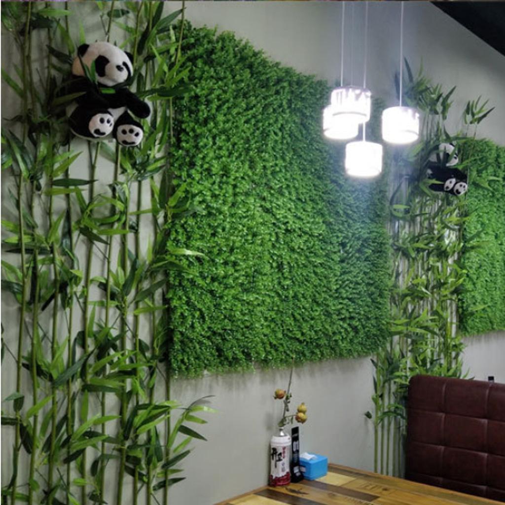 Fake plant wall decor