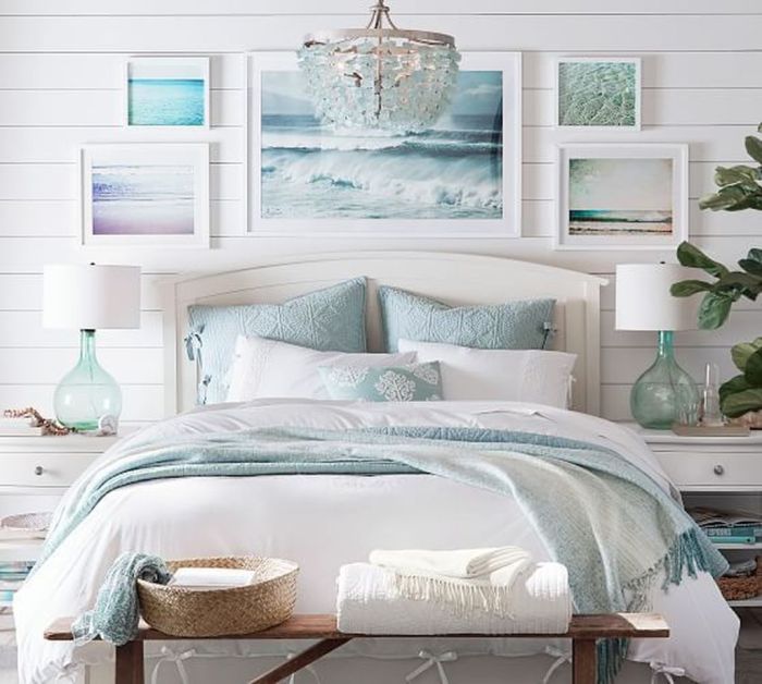 Coastal bedroom wall decor