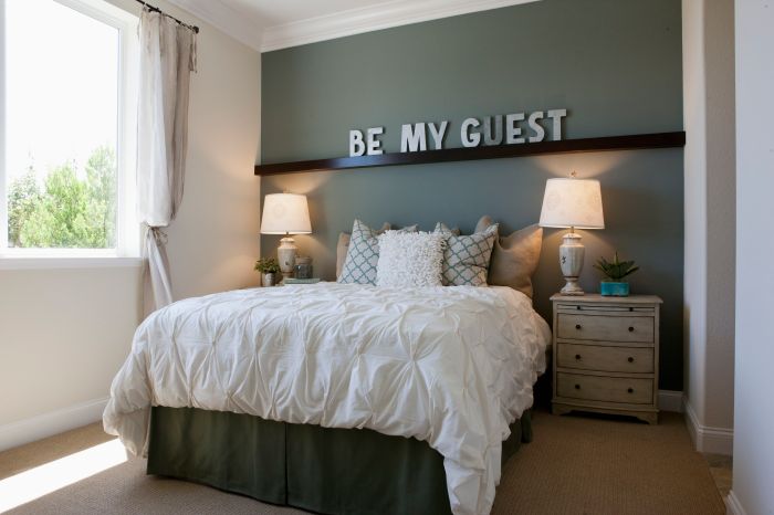 Guest bedroom wall decor