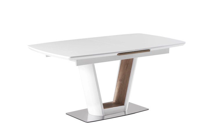 Lux decor harmonia living extendable dining table