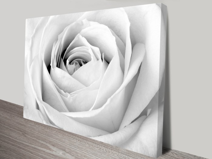 White flower wall decor