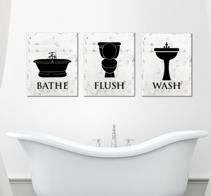 Bathroom decor wall ideas