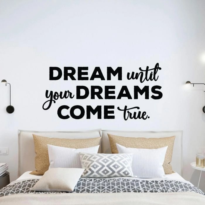 Bedroom wall decor quotes