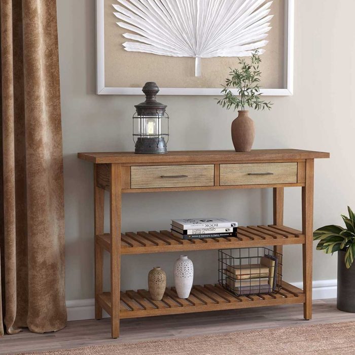 Entry table decor modern