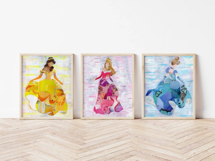 Princess wall art decor