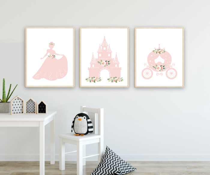 Princess wall art decor