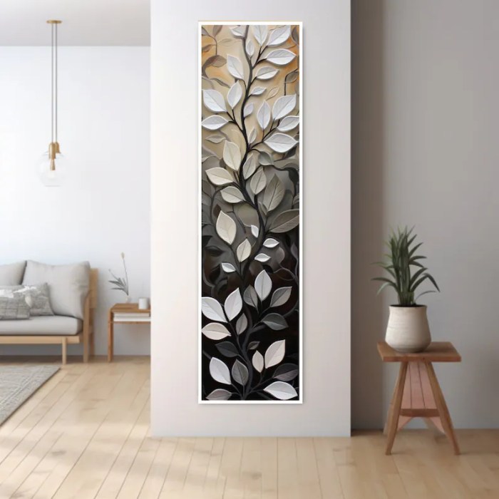 Long and skinny wall decor