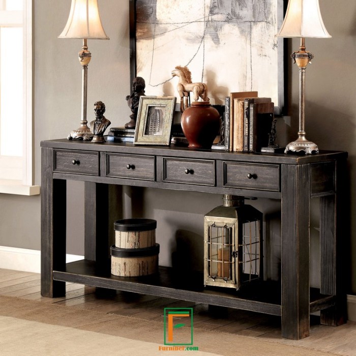 Ideas for sofa table decor