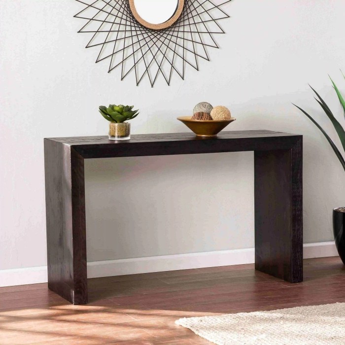 Modern console table decor ideas