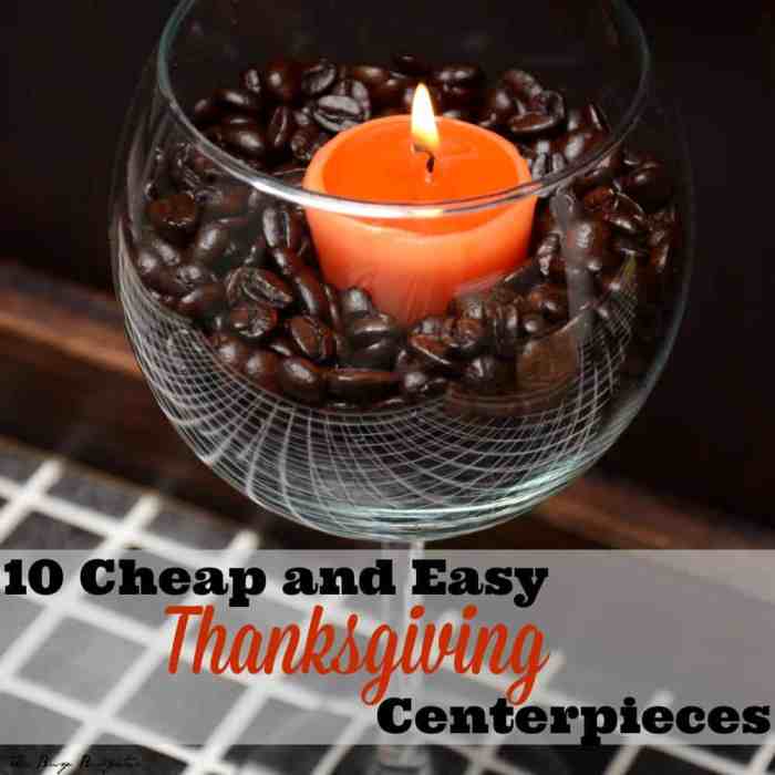 Thanksgiving table decor cheap