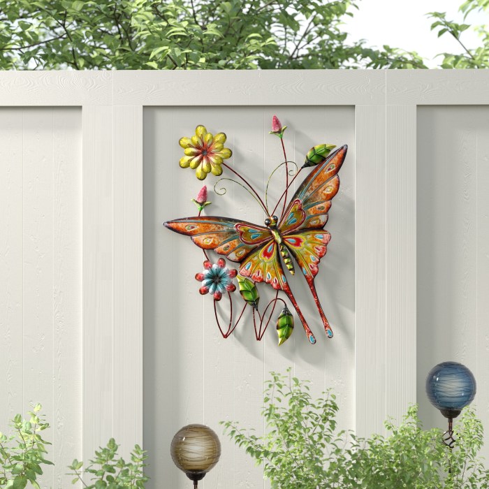 Outdoor exterior wall decor