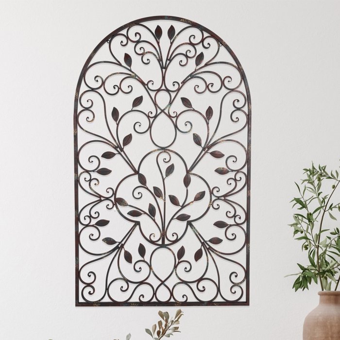 Wrought iron wall decor