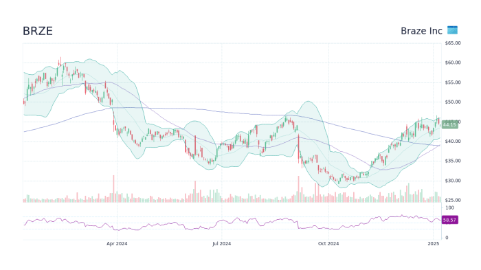 Braze stock price