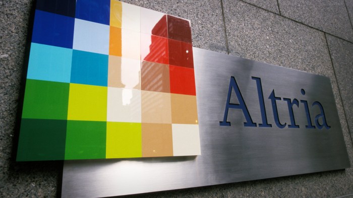 Stock price altria