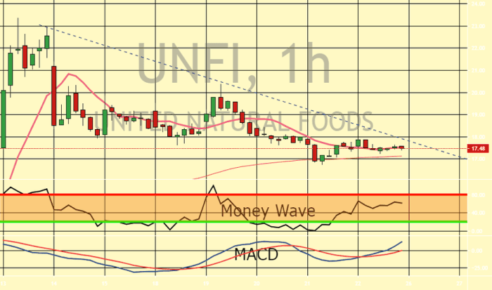 Unfi stock price